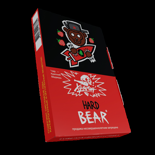 Табак Хулиган Hard Bear Клубника С Елкой 25 грамм в Иркутске