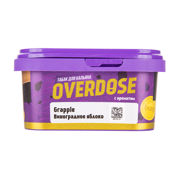 Табак Overdose Grapple 200 грамм в Иркутске