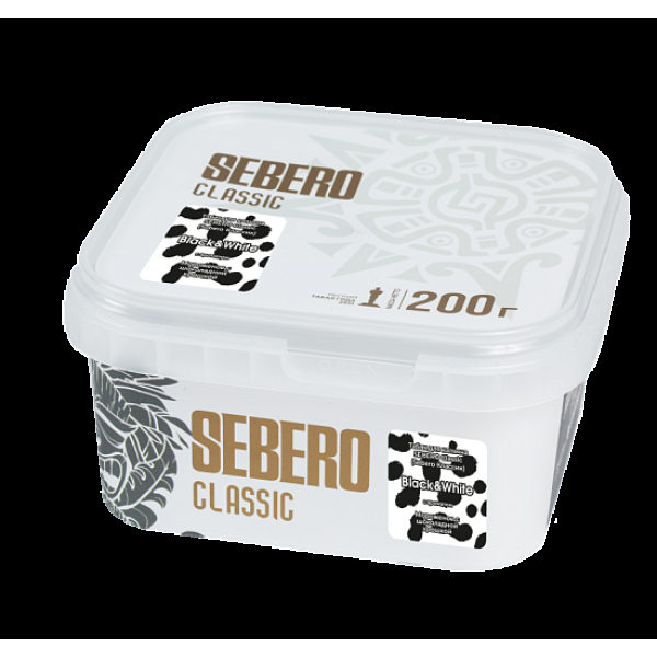 Табак Sebero Black& White 200 грамм в Иркутске