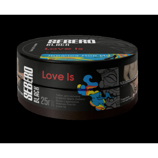 Табак Sebero Black Black Love Is 25 грамм в Иркутске