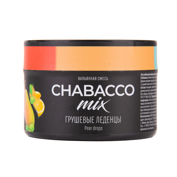 Бестабачная смесь Chabacco Mix Medium Pear Drops 40 грамм в Иркутске