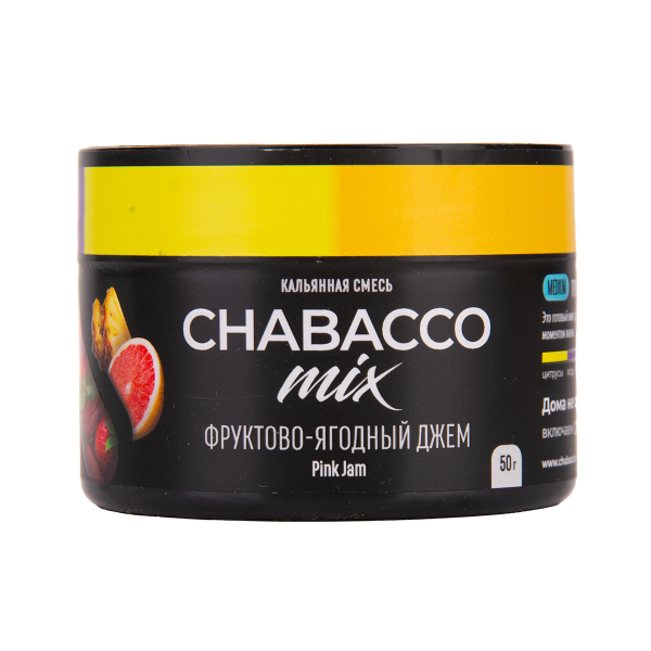 Бестабачная смесь Chabacco Mix Medium Pink Jam 40 грамм в Иркутске