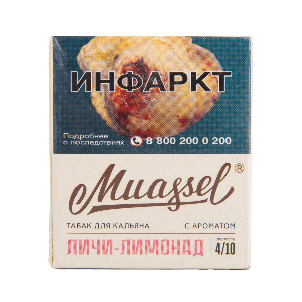 Табак Muassel Medium  Личи Лимонад 40 грамм в Иркутске
