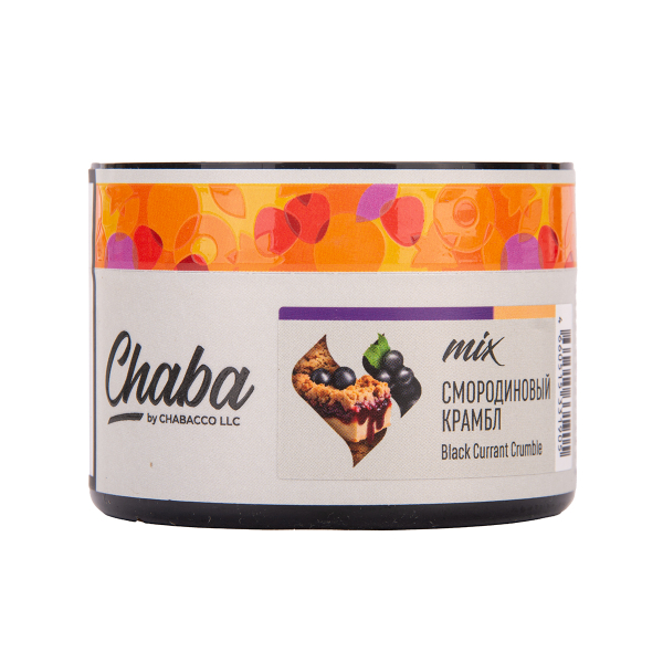 Бестабачная смесь Chaba Mix Black Currant Crumble Nicotine Free 50 грамм в Иркутске