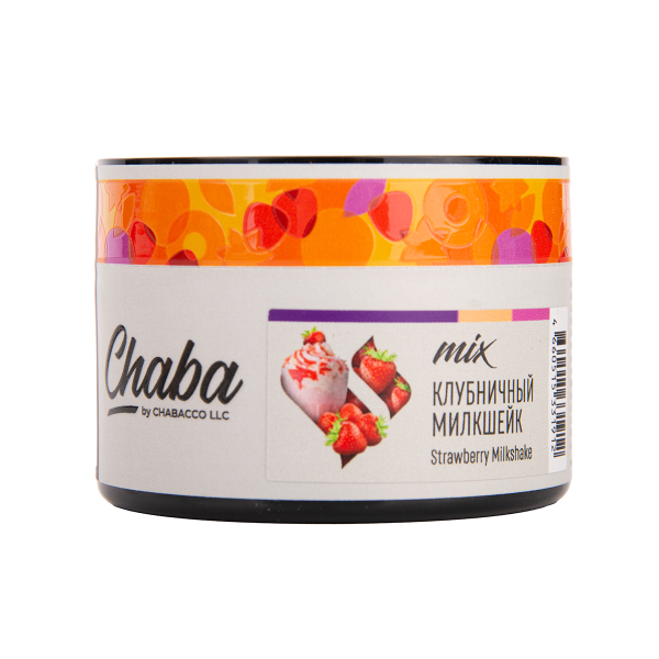 Бестабачная смесь Chaba Mix Strawberry Milkshake Nicotine Free 50 грамм в Иркутске