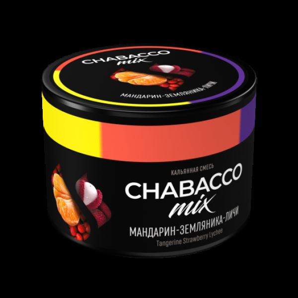 Бестабачная смесь Chabacco Mix Medium Tangerine Strawberry Lychee 40 грамм в Иркутске