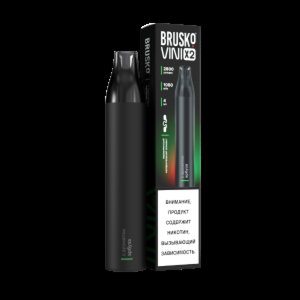 Электронка Brusko Vini X2 Арбуз 2800 затяжек в Иркутске