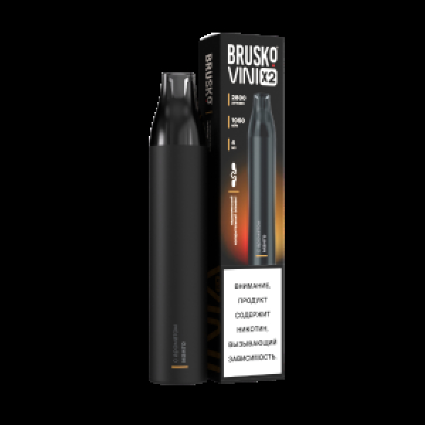 Электронка Brusko Vini X2 Манго 2800 затяжек в Иркутске
