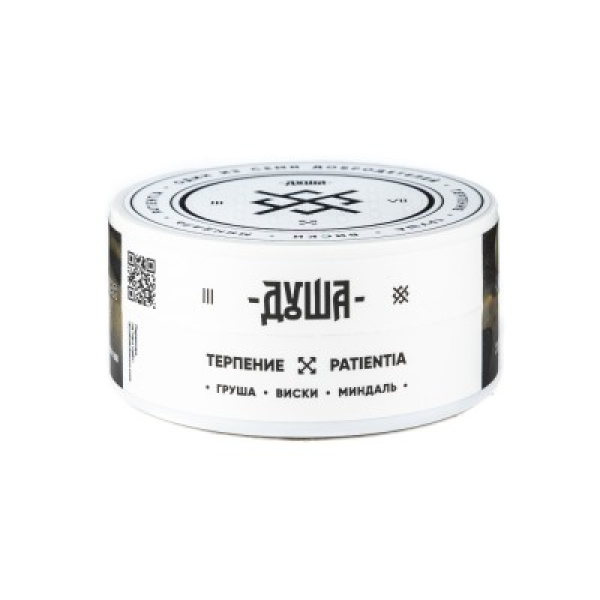 Табак Душа Patientia Iii Терпение Груша Виски Миндаль 25 грамм в Иркутске