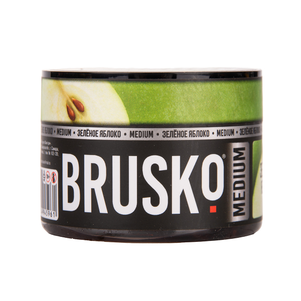 Бестабачная смесь Brusko Zero Зелёное Яблоко 50 грамм в Иркутске