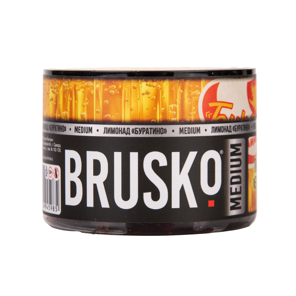 Бестабачная смесь Brusko Zero Лимонад  Буратино 50 грамм в Иркутске