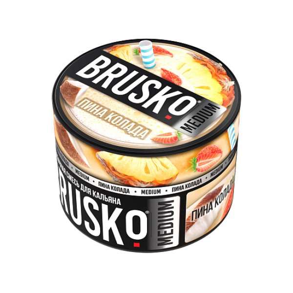 Бестабачная смесь Brusko Zero Пина Колада 50 грамм в Иркутске