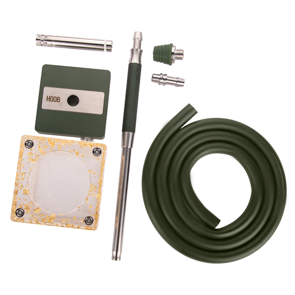 Кальян Hoob Subatom British Racing Green X Ss | Cube Mini Gold в Иркутске