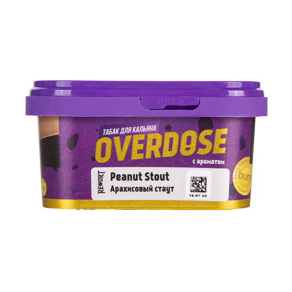 Табак Overdose Peanut Stout 200 грамм в Иркутске