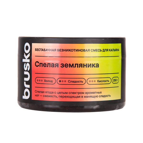 Бестабачная смесь Brusko Спелая Земляника 250 грамм в Иркутске