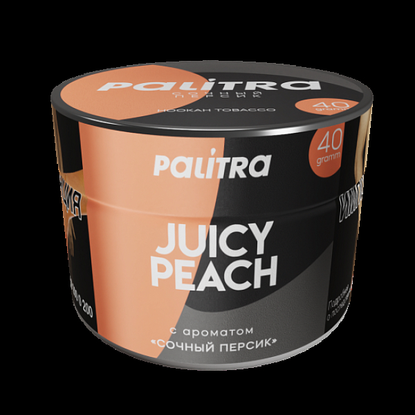 Табак Palitra Juicy Peach Сочный Персик 40 грамм в Иркутске