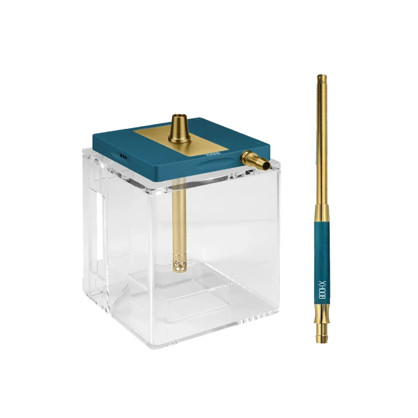 Кальян Hoob Atom Marine Blue X Gold | Hoob Cube в Иркутске