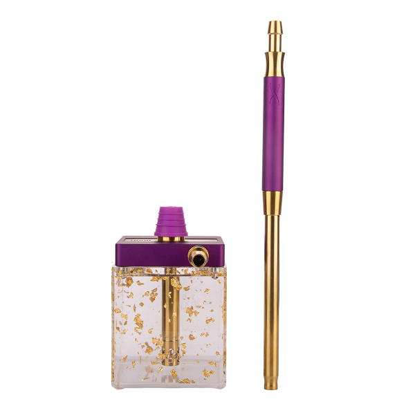 Кальян Hoob Subatom Royal Purple X Gold | Cube Mini Gold в Иркутске