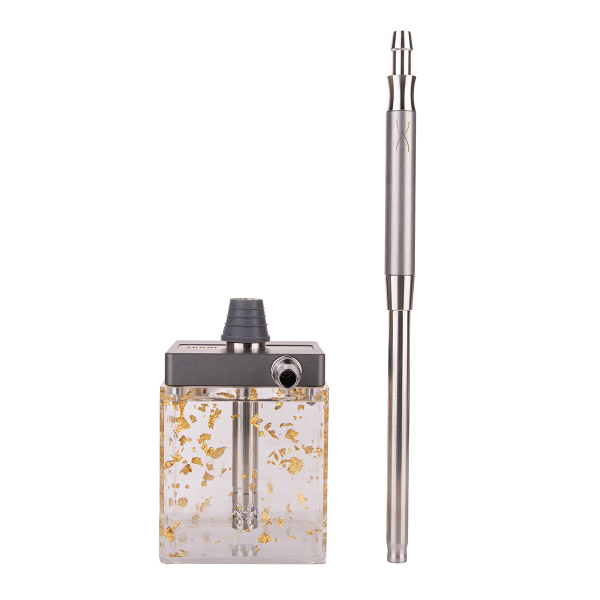 Кальян Hoob Subatom Space Grey X Ss | Cube Mini Gold в Иркутске