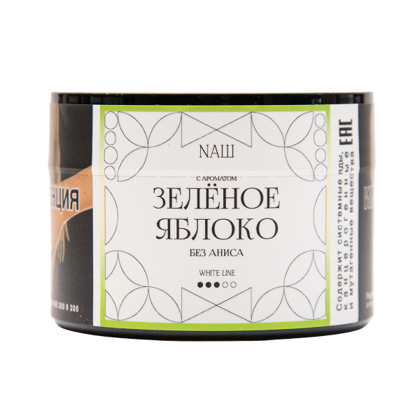 Табак NАШ White Зелёное Яблоко 40 грамм в Иркутске