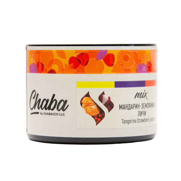 Безникотиновая смесь Chaba Mix Tangerine Strawberry Lychee Nicotine Free 40 грамм в Иркутске
