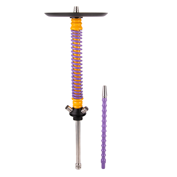 Кальян Mamay Customs Coilover Большой  Жёлтый Сирень в Иркутске