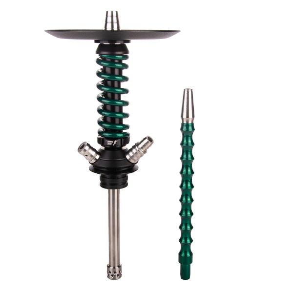Кальян Mamay Customs Coilover Micro  Чёрный Зелёный Лак в Иркутске