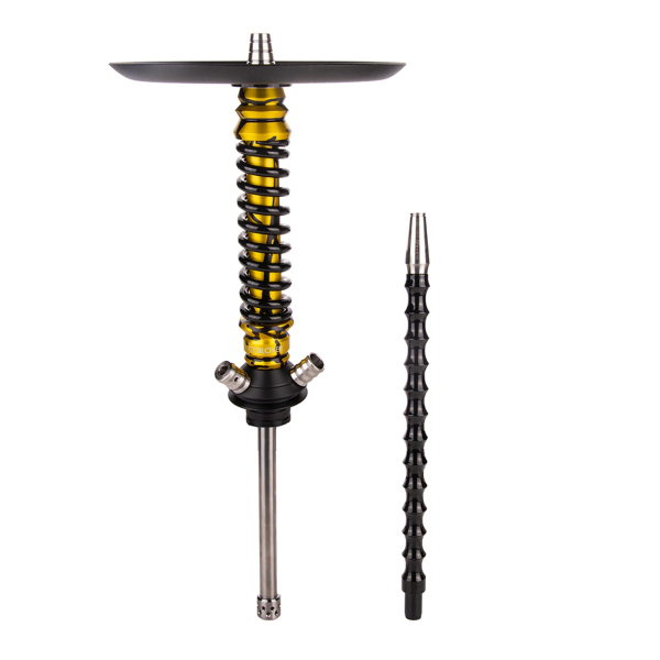 Кальян Mamay Customs Coilover Mini  Золотой Сплеш Чёрный в Иркутске