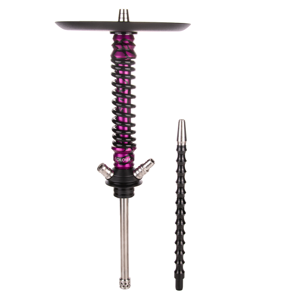 Кальян Mamay Customs Coilover Mini  Пурпурный Сплеш Чёрный в Иркутске