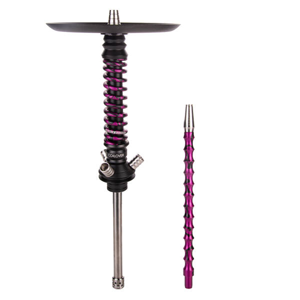 Кальян Mamay Customs Coilover Mini  Чёрный Пурпурный Сплеш в Иркутске