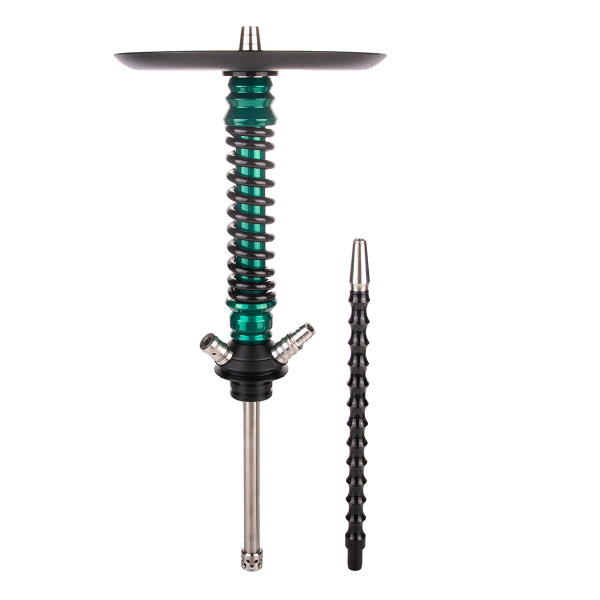 Кальян Mamay Customs Coilover Mini  Зелёный Лак Чёрный в Иркутске