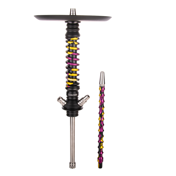 Кальян Mamay Customs Coilover Mini   Чёрный Пурпурный/золотой Камуфляж в Иркутске