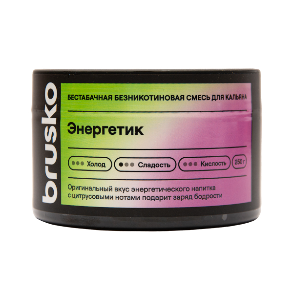 Бестабачная смесь Brusko Энергетик 250 грамм в Иркутске