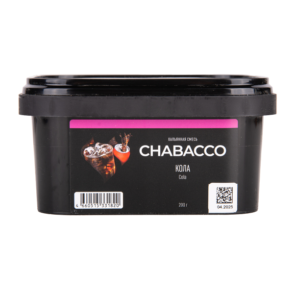 Бестабачная смесь Chabacco Medium Cola 200 грамм в Иркутске