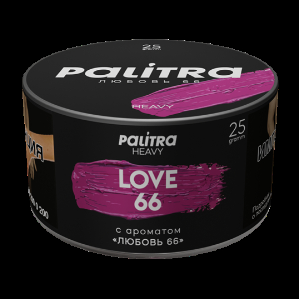 Табак Palitra Heavy Любовь 66 Love 66 25 грамм в Иркутске
