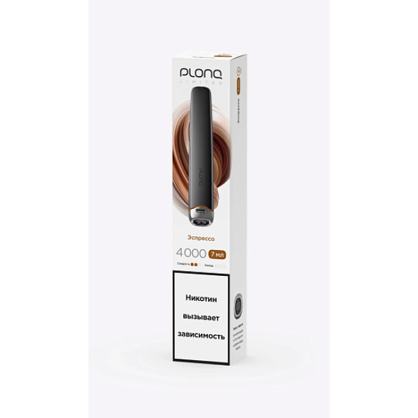 Электронка Plonq Plus Pro Black Эспрессо 4000 затяжек в Иркутске