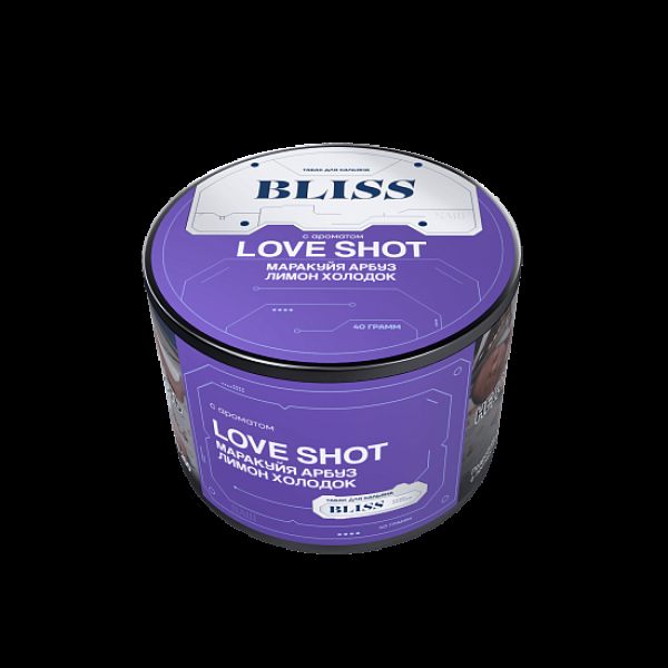 Табак Bliss Love Shot Маракуйя Арбуз Лимон Холодок 40 грамм в Иркутске