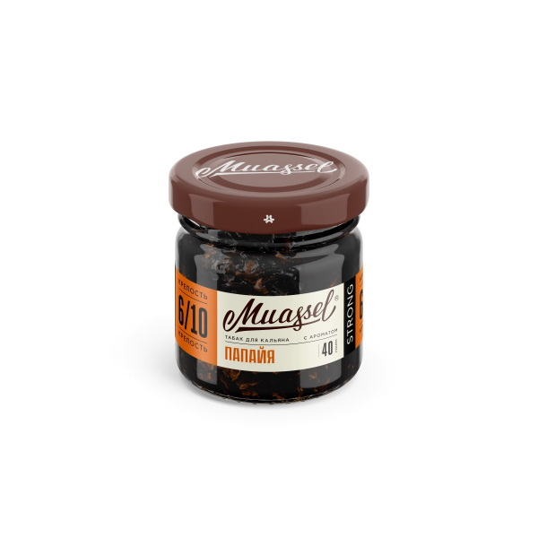 Табак Muassel Extra Strong Папайя 40 грамм в Иркутске