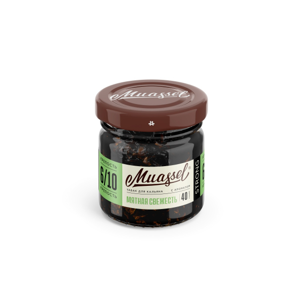 Табак Muassel Extra Strong Мятная Свежесть 40 грамм в Иркутске