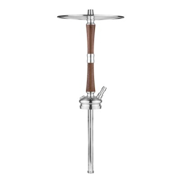 Кальян Hoob Go Pro Wood American Walnut Stainless Steel в Иркутске
