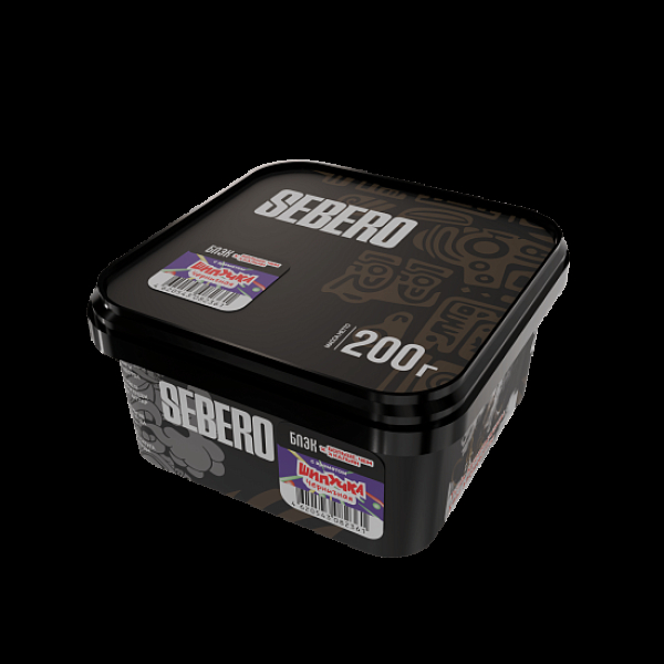 Табак Sebero Black Бчк Черничная Шипучка 200 грамм в Иркутске