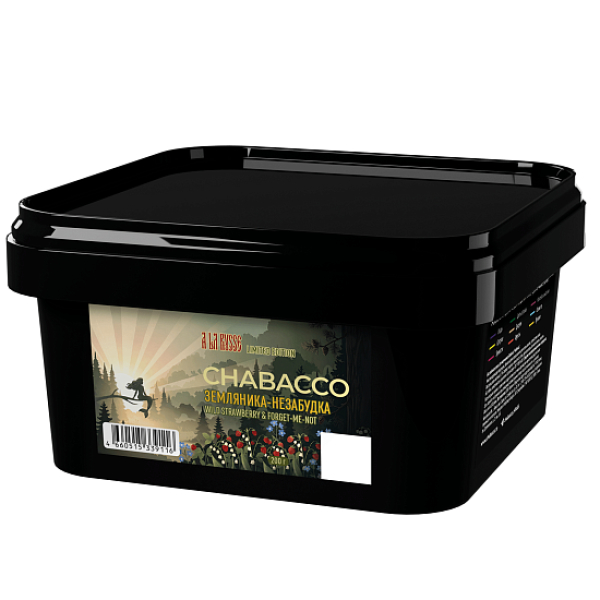 Бестабачная смесь Chabacco Le Strawberry & Forget Me Not Земляника Незабудка Medium 200 грамм в Иркутске