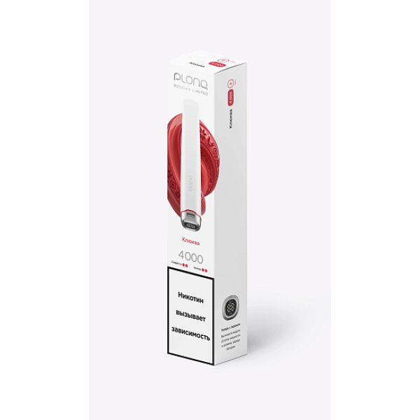Электронная сигарета Plonq Plus Pro Клюква 4000 затяжек в Иркутске