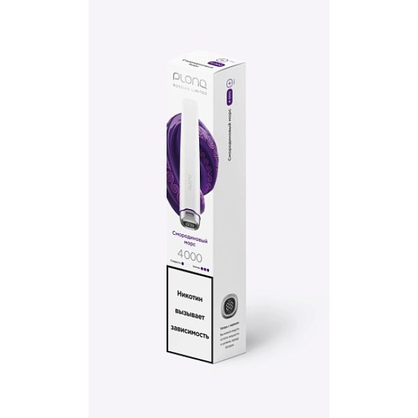 Электронная сигарета Plonq Plus Pro  Смородиновый Морс 4000 затяжек в Иркутске